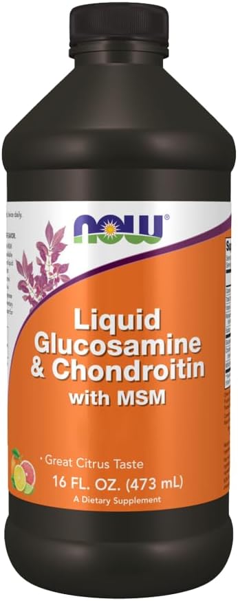 지금 음식 액체 글루코사민 & Chondroitin MSM, 16 FZ