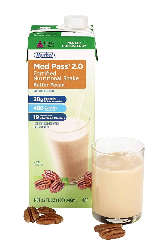 Med Pass 2.0 버터 Pecan 풍미 32 oz. 상자 사용, 46463 - 판매: 팩의 하나