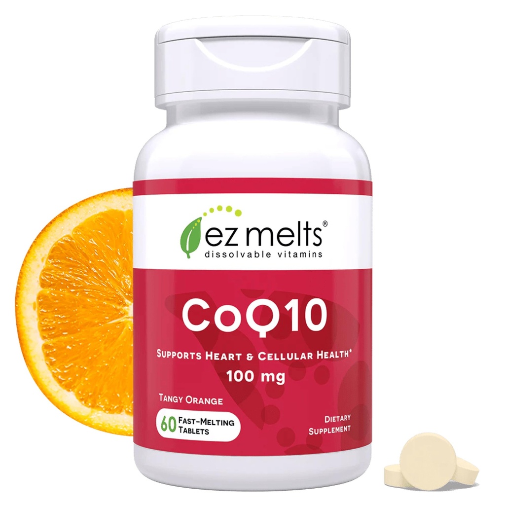EZ 녹는 Dissolvable CoQ10 보충교재 100 mg, 설탕 자유로운, 2Month 공급 - 1 팩