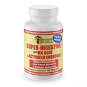 Sunshine Naturals Super Digestive 보충. Ox Bile & Digestive Support, Bloating Relief, Gut Cleanse, Nutrient Absorption 및 전반적인 웰빙을 촉진하기위한 활성화 된 Charcoal. 100개의 정제.