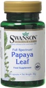 Swanson Full Spectrum Papaya Leaf - 소화 건강 및 GI Tract Support - 천연 공식 전반적인 웰빙 - (60 캡슐, 400mg 각각)