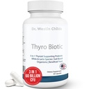 Dr. Westin Childs Thyro Biotic | 여성용 프로바이오틱스 - 지원 Thyroid, 소화 건강 및 호르몬 | Saccharomyces boulardii, Bacillus coagulans, lactobacillus & bifido 60 Billion CFU | 30 인분