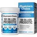 Physician 's CHOICE 100 억 고급 프로 바이오 틱 - 16 Strains + 유기 프리 바이오 틱 - 소화 및 구트 건강 - Occasional 변비, Diarrhea, Gas & Bloating 지원 - 여성 및 남성을위한 프로 바이오 틱스