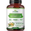 Zazzee 여분 힘 Boswellia 10:1 추출물, 65% Boswellic 산, 180 Vegan 캡슐, 6 달 공급, Boswellia Serrata, 합동 안락, Mobility & Flexibility 지원, 미국에서 만드는 비 GMO