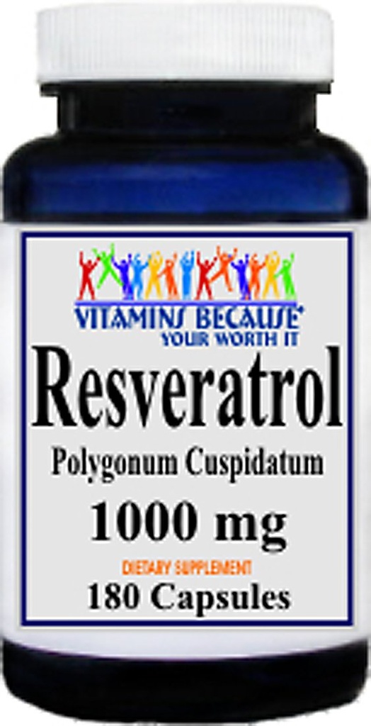 Resveratrol 1000mg의 180의 캡슐