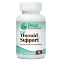 Peak Pure & Natural의 갑상선 지원 | Thyroid Supplement and Metabolism Booster to Support Weight Maintenance | 아이오딘 보충 교재| 60 캡슐