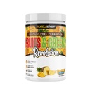 Musclesport Fruits & Greens - 과일, 야채 및 산화제 보충교재, 밀 잔디 및 Spirulina를 포함하여, 추가한 섬유 및 Probiotics - 30의 서빙 (Pineapple Splash)