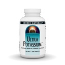 Source Naturals Ultra Potassium 99 mg은 근육 및 신경 기능 유지 - 규정식 보충교재 - 200 정제