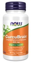 지금 보충 교재, Longvida® 최적화 Curcumin, 50 Veg 캡슐을 가진 CurcuBrainTM 400 mg