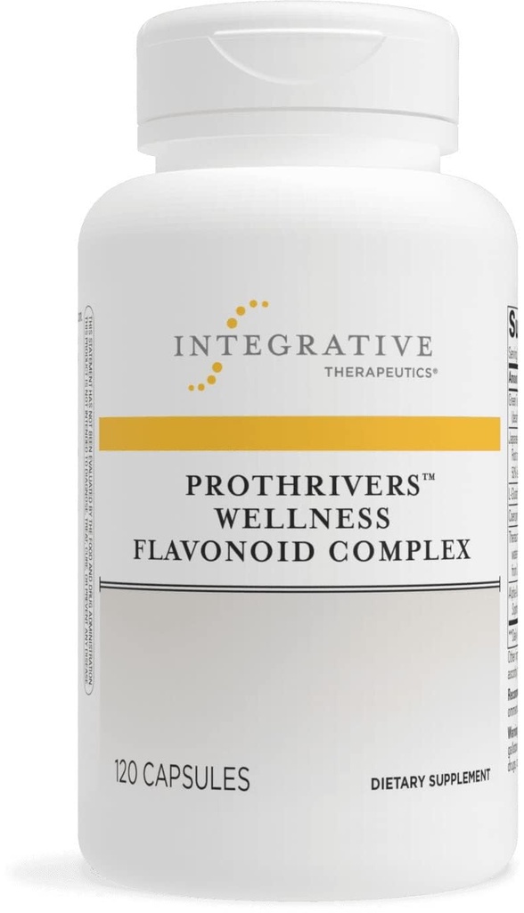 통합 Therapeutics ProThrivers Wellness Flavonoid Complex - 건강한 산화 Pathways * - CoQ10, Curcumin 추출물, 녹차 추출물 및 L 글루타티온 - 낙농장 무료 - 120 캡슐