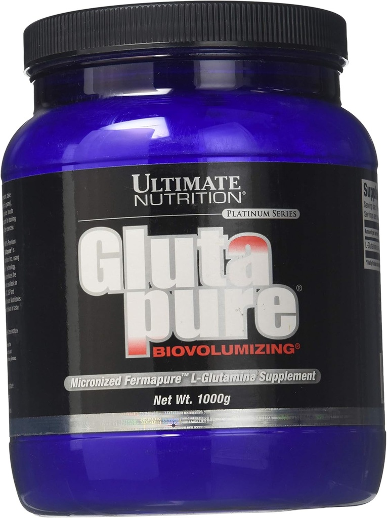 궁극적인 영양 글루타 순수한 생물 분해성 Micronized Fermapure L 글루타민, Intestinal 건강 규칙, 근육 회복, 면역 지원 보충교재 1000G