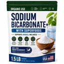 알칼리성 유기 사용 나트륨 중탄산염 알칼리성 보충교재. 지원 Kidney & Stomach 산 Neutralizer w/Alkaline Superfoods. 나트륨 중탄산염 분말 Kidney Immune 지원 Antacid 스포츠 1.5LB