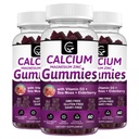 높은 흡수 마그네슘 글리세린 칼륨과 칼슘 마그네슘 아연 Gummies - 식물 복합 칼슘 마그네슘 2 : 1 비율, Bone, 근육, 면역 및 수면 지원, Vegan-3 팩에 대한 D3 바다 모스와