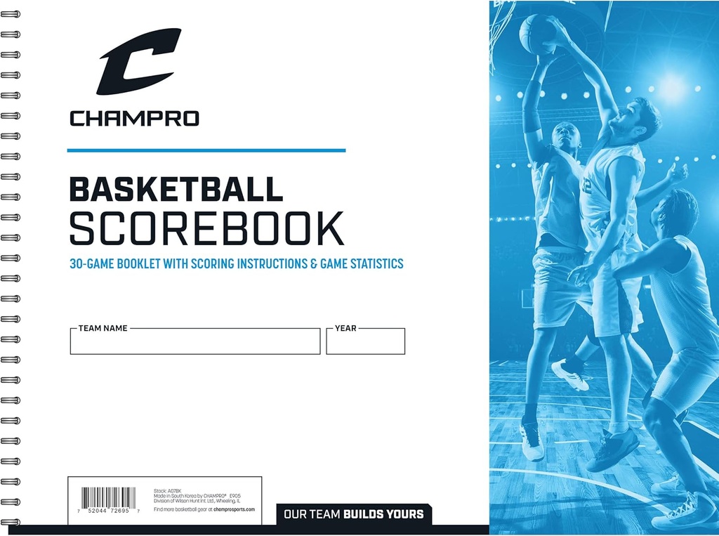 Champro Basketball Score Book (화이트)