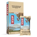 Clif Bars - 에너지 바 - 화이트 초콜릿 Macadamia 너트 맛 - 유기농 귀와 함께 만든 - 식물 기반 음식 - 채식 - 고스her (2.4 Ounce Protein Bars, 12 Count) 포장 May Vary