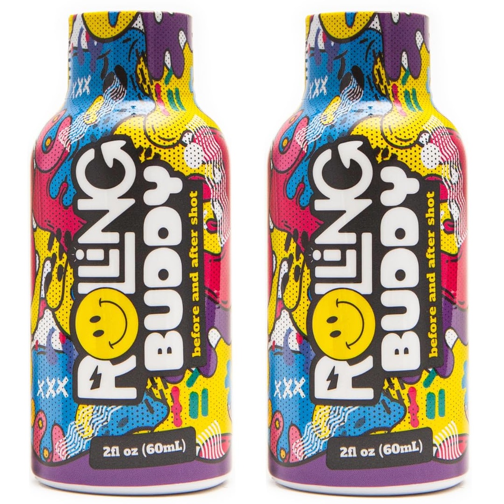 사전 및 포스트 Rave 복구 샷 - Rave Safely, No 5HTP, Jaw Clench Relief, 뇌 및 신체 보호를위한 필수 비타민 Rave Antioxidant Shot 2-Pack (1)
