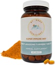 심황 정제 보충 - 블랙 - 퍼퍼 - 건강한 심장, & 건강한 면역 체계 - 120 Vegan 정제로 강화된 High-Curcumin Lakadong 심황으로