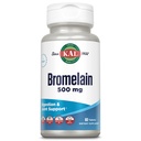 KAL Bromelain 500 mg, 소화 및 합동 지원 보충교재, 소화 효소, 파인애플 추출물, 급속한 Disintegration, Vegan, Dairy 또는 Soy 없이 만드는, 실험실 확인되는, 60의 서빙, 60의 정제