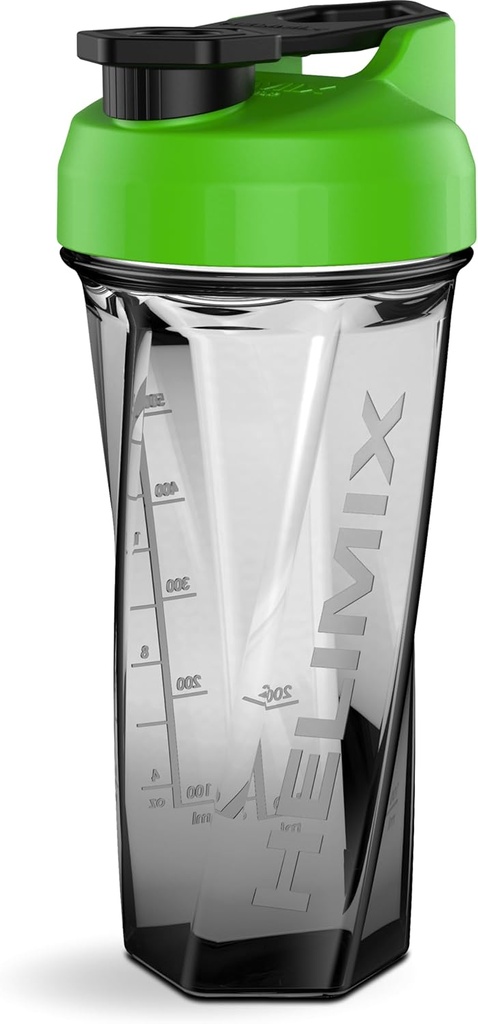 HELIMIX 2.0 Vortex Blender Shaker Bottle Holds upto 28oz | Blending Ball or Whisk | USA Made | 휴대용 Pre Workout Whey Protein Drink Shaker Cup | 믹스 칵테일 스무디 쉐이크 | 톱 랙 안전