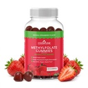 CogniTune Methylfolate Gummies - 높은 Potency L-Methylfolate, 뇌, 심장 건강 및 면역성, 맛있는 Strawberry 맛, 비 GMO, Vegan, 글루텐 자유로운을 가지고 가기 위하여 쉬운