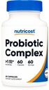 Nutricost Probiotic Complex (> 1 억 CFU) 60 캡슐 - 글루텐 프리, 비 GMO