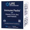 Life Extension - 비타민 C 및 D, 아연 및 Probiotic (30 팩)가있는 면역 팩