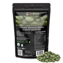 고 Nutra 유기 Spirulina Chlorella 정제 50/50 혼합 | 영양 성분 Superfood - Vegan Protein, Chlorophyll, 효소 | 500mg 각 Chlorella Spirulina 정제, 720 카운트, 4 개월 공급