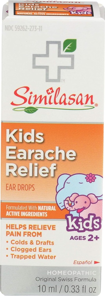 Similasan, 아이 Earache 구호 하락, 0.33 Fl Oz3
