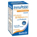 HealthAid ImmuProbio 60 Caps - 프리 바이오 틱스 50 억 CFU, 매일, 산 및 Bile 저항하는 균류, Vegan