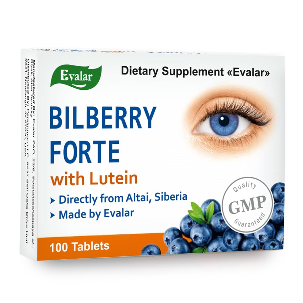 에바라 비타민 Lutein 아연 미네랄 100 탭에 의해 블루 베리