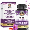 고대 블리스 Saffron 추출물 캡슐 Mood & 눈 지원 보충교재, Saffron 추출물 Appetite Suppressant 여성 & 남자 (60의 캡슐)를 위한 무게 관리