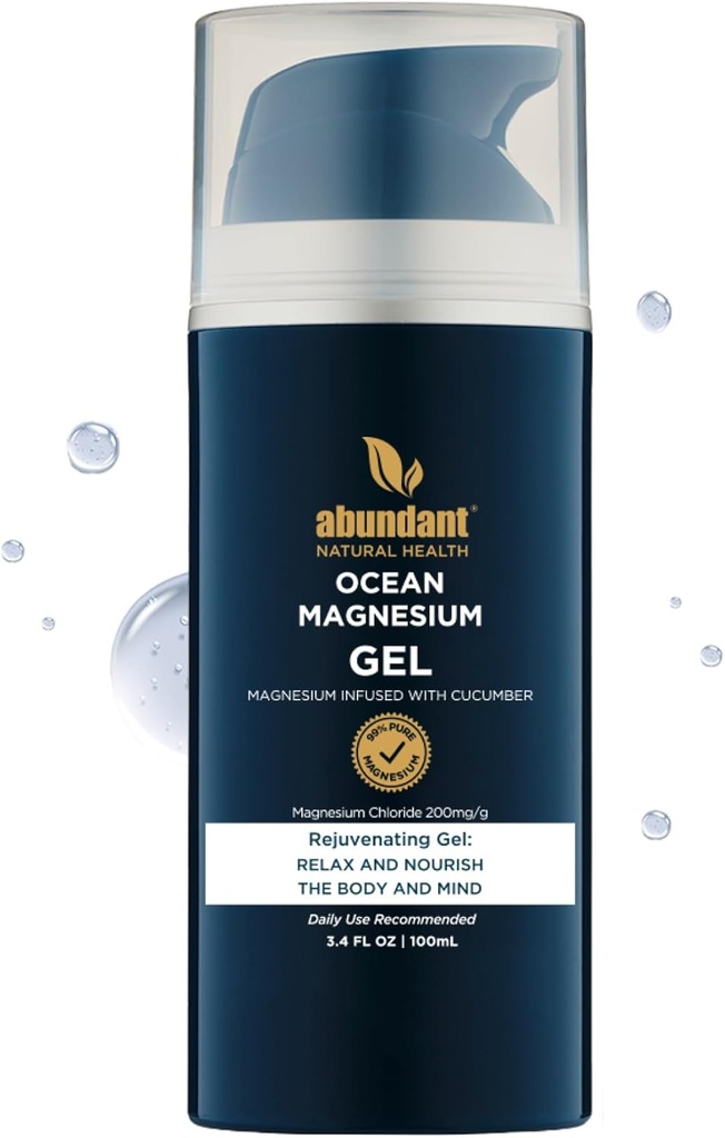 MAG I.C. 마그네슘 젤 10 % Trolamine Salicylate 강한 통증 완화 Aches와 Bruises, 화제 사용, 효과적이고 빠른 흡수, Fragrance-Free, 100mL