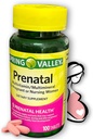 Prenatal Vitamins- Multivitamin 임신 및 간호 여성 보충 정제 100 Ct