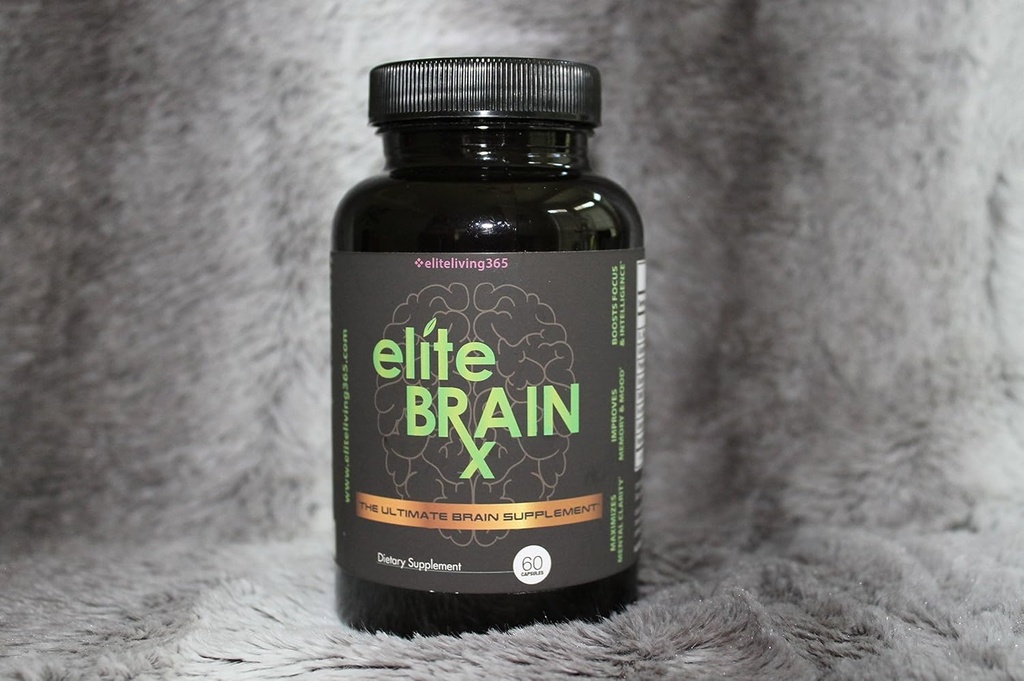 모든 자연 두뇌 보충 – Clarity 증가, 기억 개선 & 무드, Boosts Focus & Intelligence - 과학적으로 공식화 된 Nootropic for Cognitive Enhancement - Ginkgo Biloba - Elite BrainRx