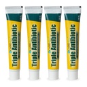 CareAll Triple Antibiotic Ointment 1.0 oz (4 팩), Minor Scrapes, Cuts 및 Burns를 위한 첫 번째 보조 연고 감염을 방지하고 리드 브랜드의 활성 성분과 비교하십시오.