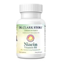 클라크 Niacin 박사 (비타민 B3) 보충 – 25mg, 100 젤라틴 캡슐, 지원 순환 & 건강한 콜레스테롤 수준
