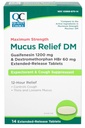 질 선택 최대 힘 Mucus 기복 DM의 기침 억제제 및 기대, 12 시간 기복, Guaifenesin 1200 mg 및 Dextromethorphan HBr 60 mg 장시간 방출 정제, 14 조사