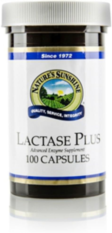 Nature's Sunshine Lactase Plus, 100 모자