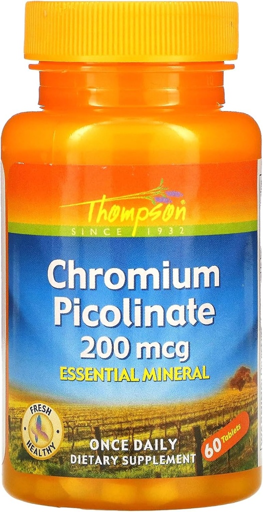 Thompson Chromium Picolinate의 60의 정제