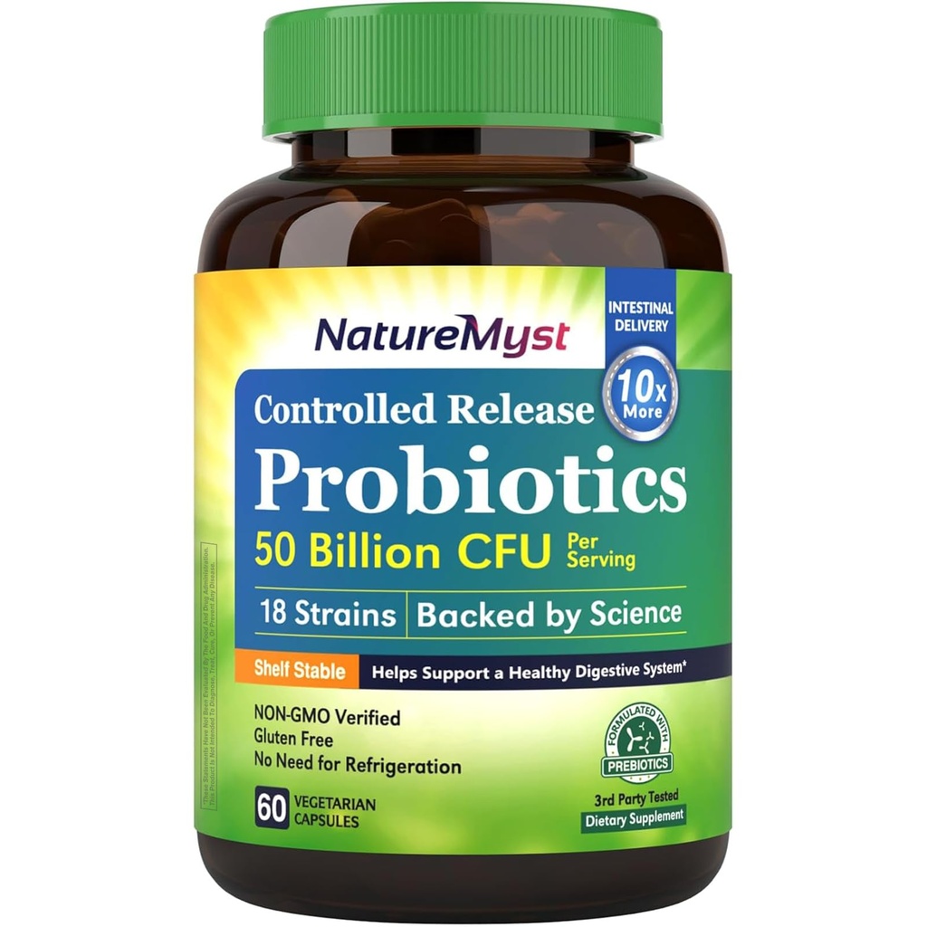 프로 바이오 틱스, 18 Probiotic Strains, 60 Veggie 캡슐 당 50 억 - 비 GMO, 글루텐 무료