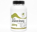 북미 인삼 200mg ~ 200 캡슐 - 첨가제 없음 ~ Naturetition 보충제