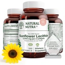 자연적인 Nutra 해바라기 Lecithin 2000 mg 보충교재, Plugged 우유 덕트 기복을 가진 Breastfeeding 엄마, 간결 & 뇌 건강 승압기, 간결 자유로운, 비 GMO, 글루텐 자유로운, 120 Softgels (2 팩)