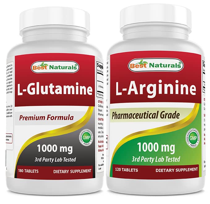 제일 자연적인 L 글루타민 1000mg & L 아르기닌 1000 mg
