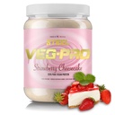 강철 보조 식품 Veg-PRO | Vegan Protein Powder, Strawberry Cheesecake | 25 서빙 (1.65lbs) | BCAA 아미노산을 함유한 유기 단백질 분말 | 글루텐 프리 | 비 낙농장 | 저탄소 공식