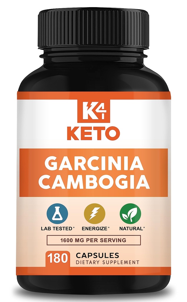 Garcinia Cambogia 1600 mg (180 캡슐) - 순수한 자연적인 추출물 보충교재 알약 - 하락, Gummies, 액체, 차 & 분말에 표준화된 Garcinia Cambogia 대안