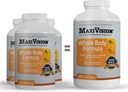 MaxiVision® AREDS 2 전체 바디 포뮬러 - AREDS 2 Eye Vitamins w/Lutein 및 Zeaxanthin - Macular Support - Eye Strain 용 Eye Supplements - 360 캡슐 카운트 (360 캡슐 1 병)