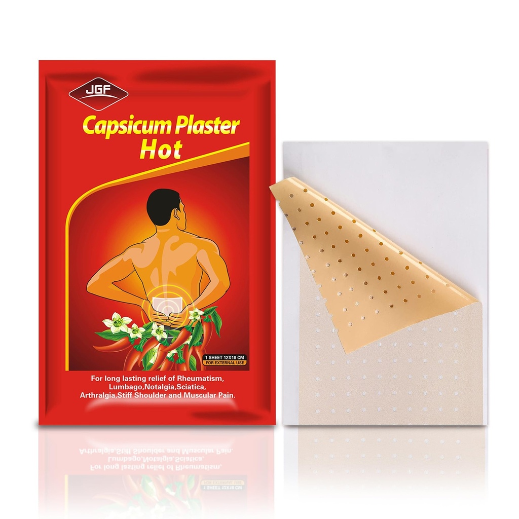 Capsaicin 패치, 20 팩 4.72 "x7.08" 뜨거운 Capsicum 패치