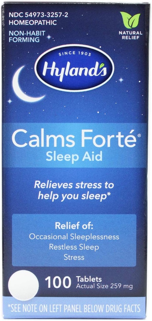 Hyland의 Calms Forte 수면 보조 - 100 정제
