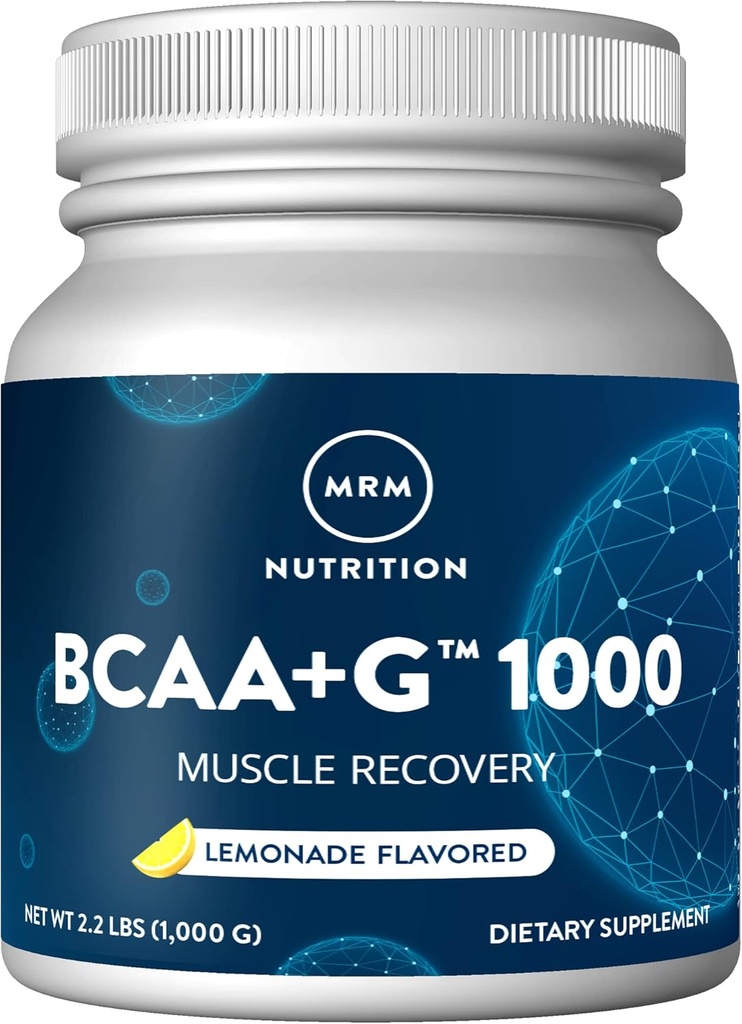 MRM BCAA+G의 레몬, 35.2-Ounce (1000g) 플라스틱 단지