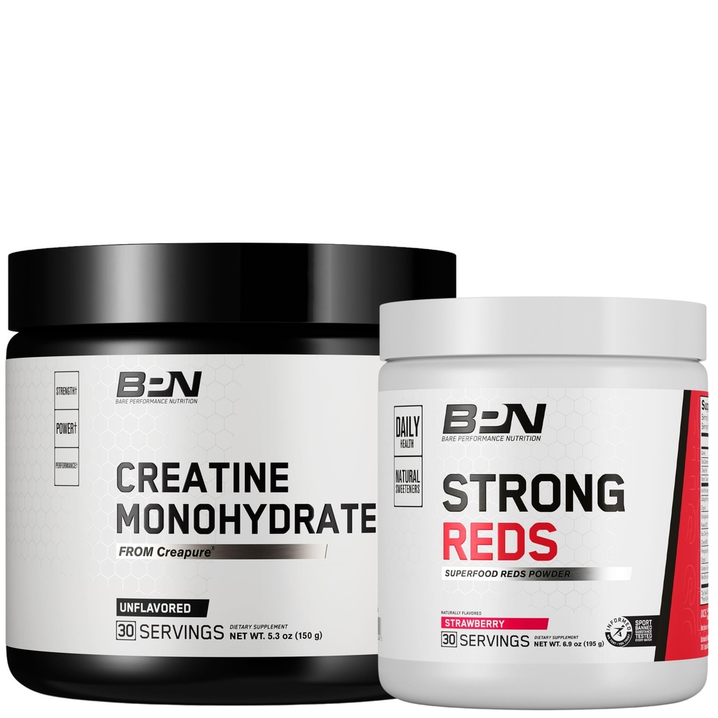 배럴 성능 영양 BPN 크레아틴 Monohydrate & 강한 빨강 뭉치